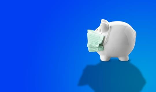 COVID piggy bank