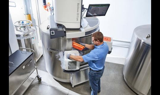 Cell and gene therapy cryogenic storage