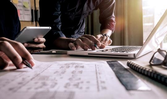 business planning couple